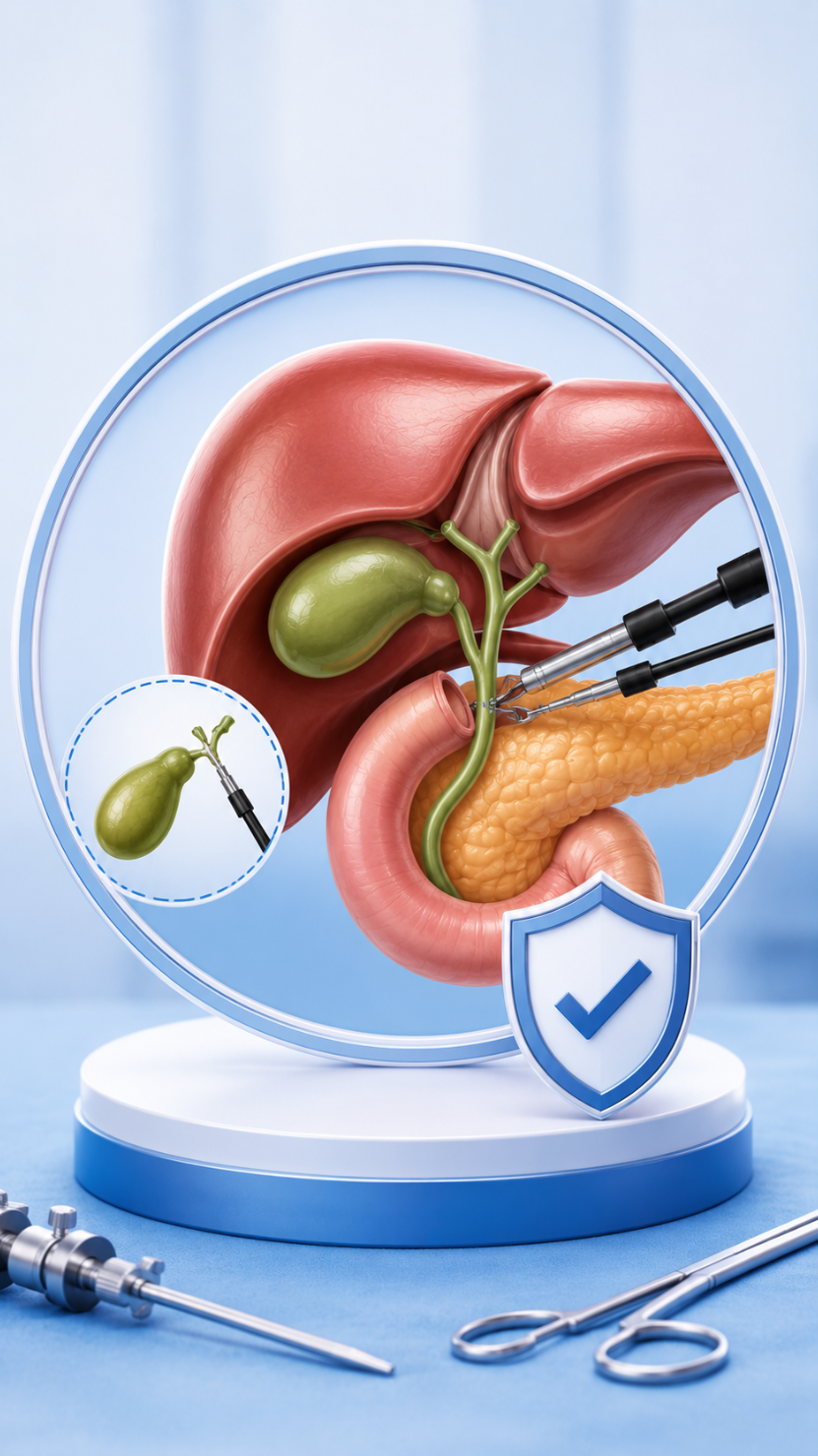 Laparoscopic gallbladder surgery for gallstones at AnuSri Hospitals Secunderabad Hyderabad